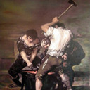 Re-creation of Goya's 'The Forge'