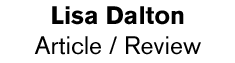 Lisa Dalton - Article/Review